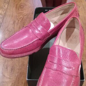 FRYE 100 % ALL LEATHER MENS CASUAL LOAFERS